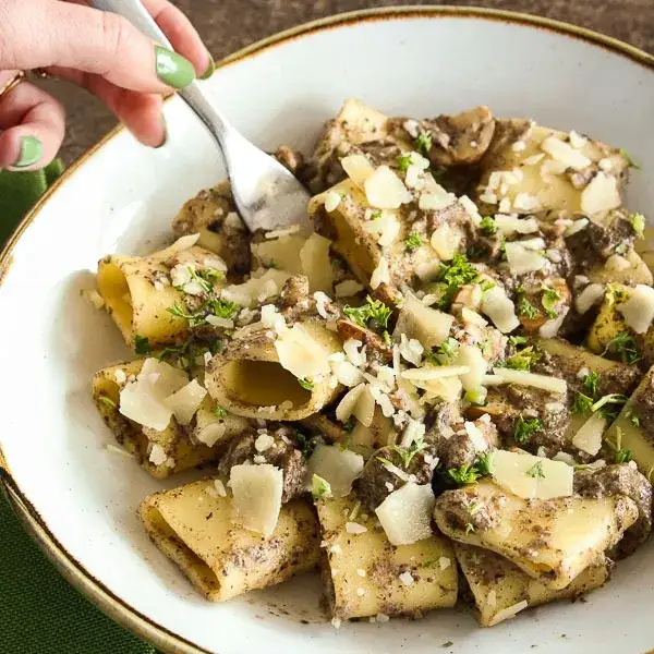 Paccheri funghitufo