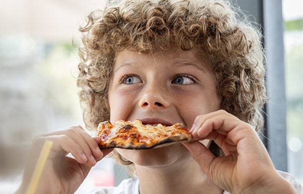 La boîte surprise dans le menu enfant Del Arte